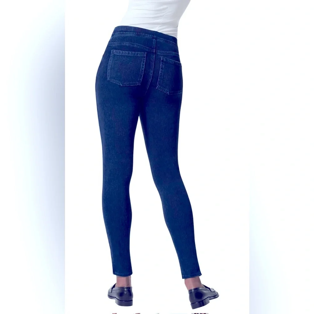 New SPANX Jean-Ish Ankle Jeans - Med. Midnight Shade - Picture 3 of 7